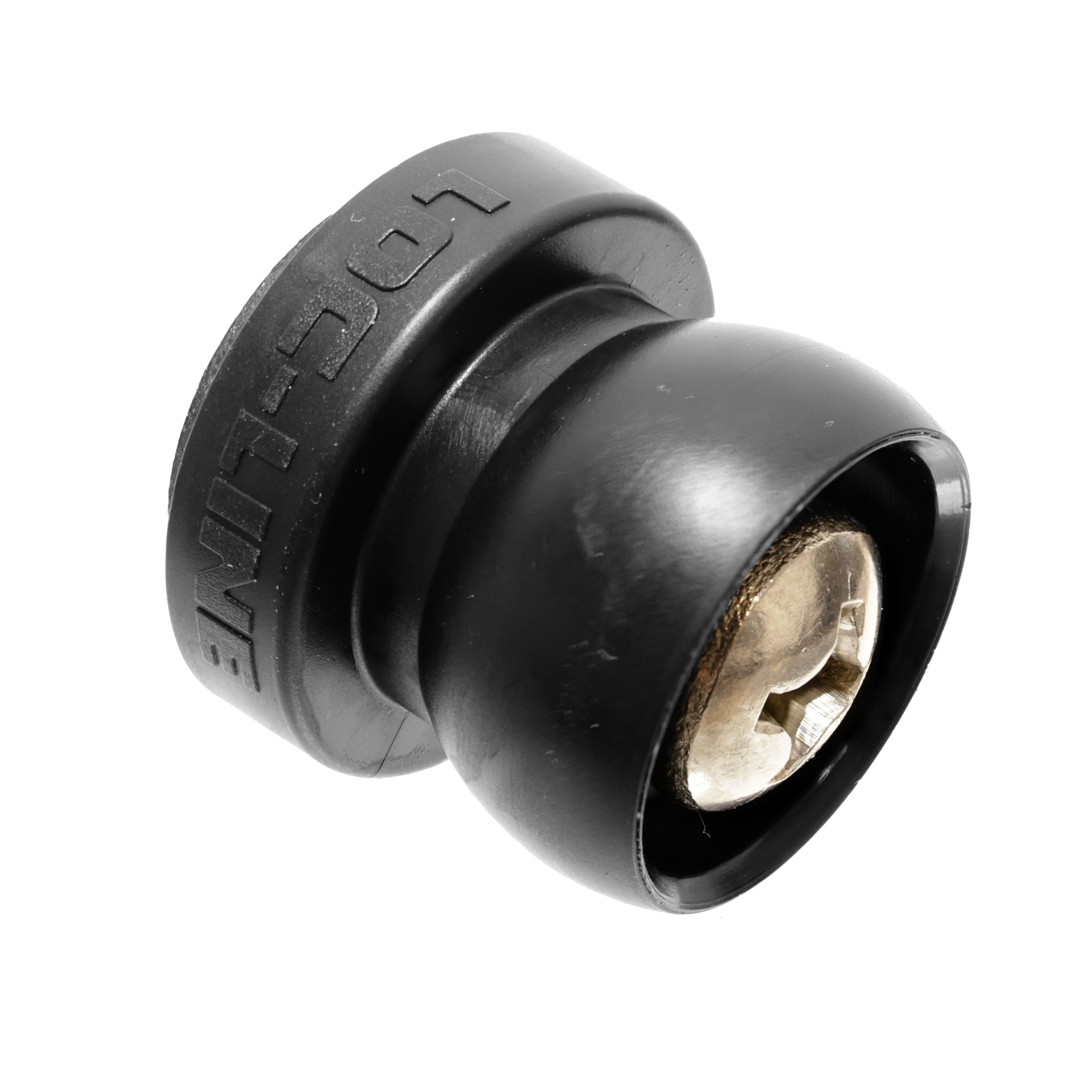 Wimberley LL-PP-204-T - Montura fija Loc-Line de 1/2" con orificio pasante de 1/4" y tornillo de acero inoxidable 1/4-20 x 7/8"