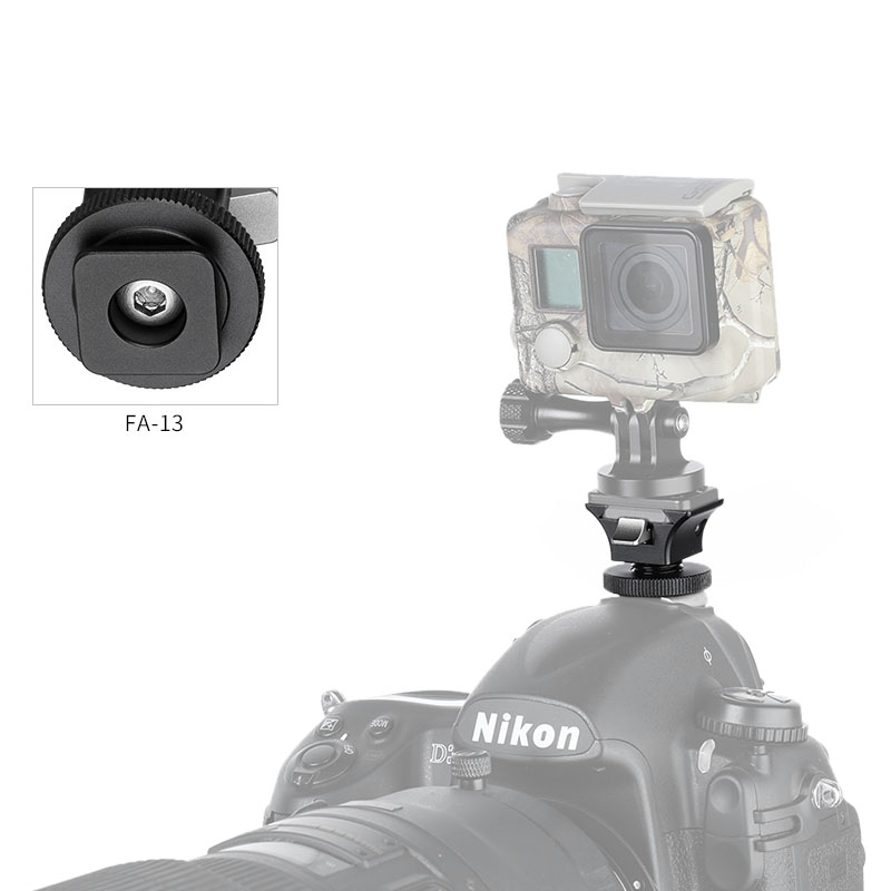 Leofoto FA-13 flash quick-release coupling + FA-10 plate