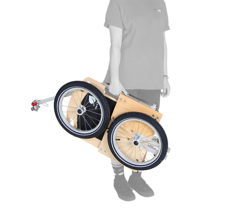 Carry Freedom Leaf - remolque de carga para bicicleta plegable