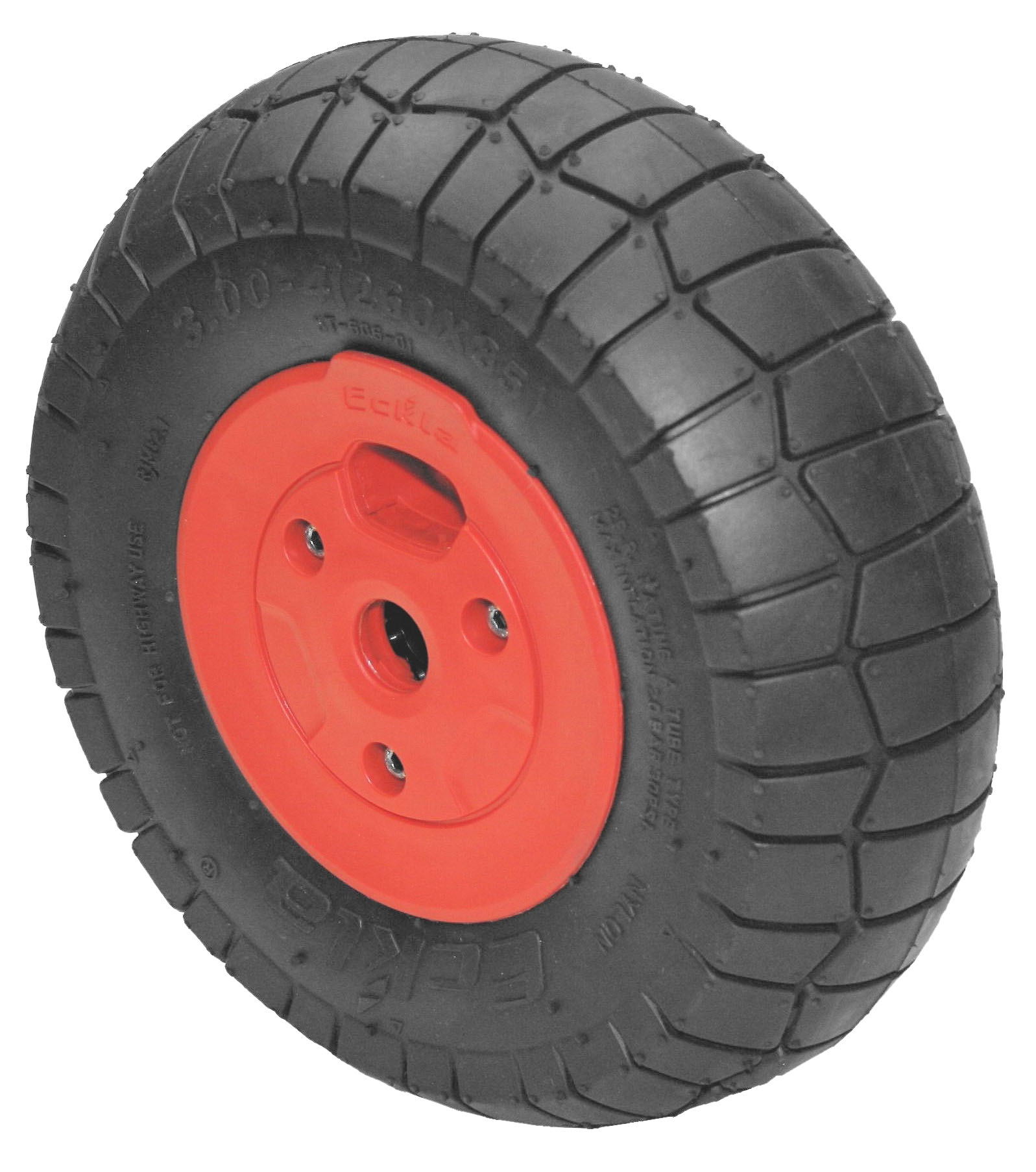 Eckla 07140 Ersatzrad 260 mm (pannensicher & rollengelagert) -ROT