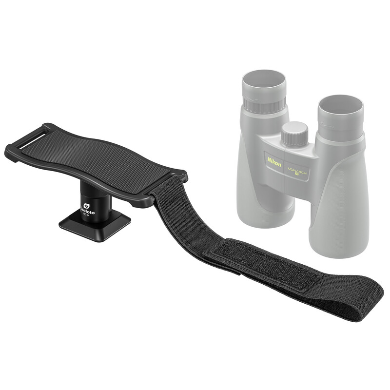 Leofoto BC-04 binocular mount with quick-release profile