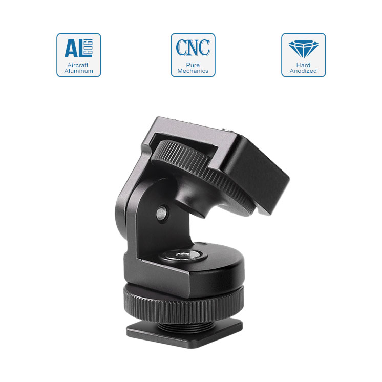 Leofoto FA-06 flash shoe adapter with swivel and tilt function