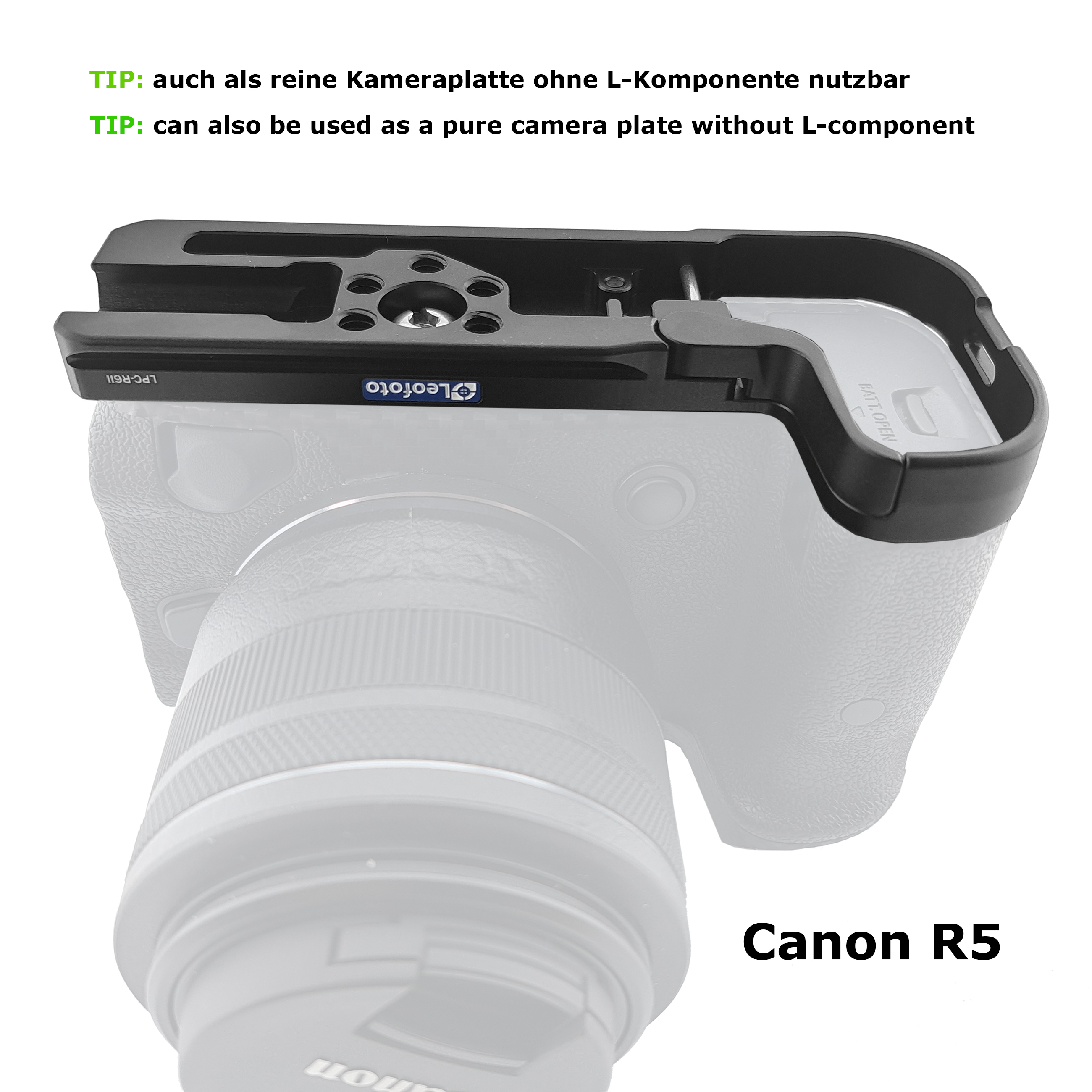 Leofoto LPC-R6II  L-Winkel für Canon EOS R5, R6 & R6 II