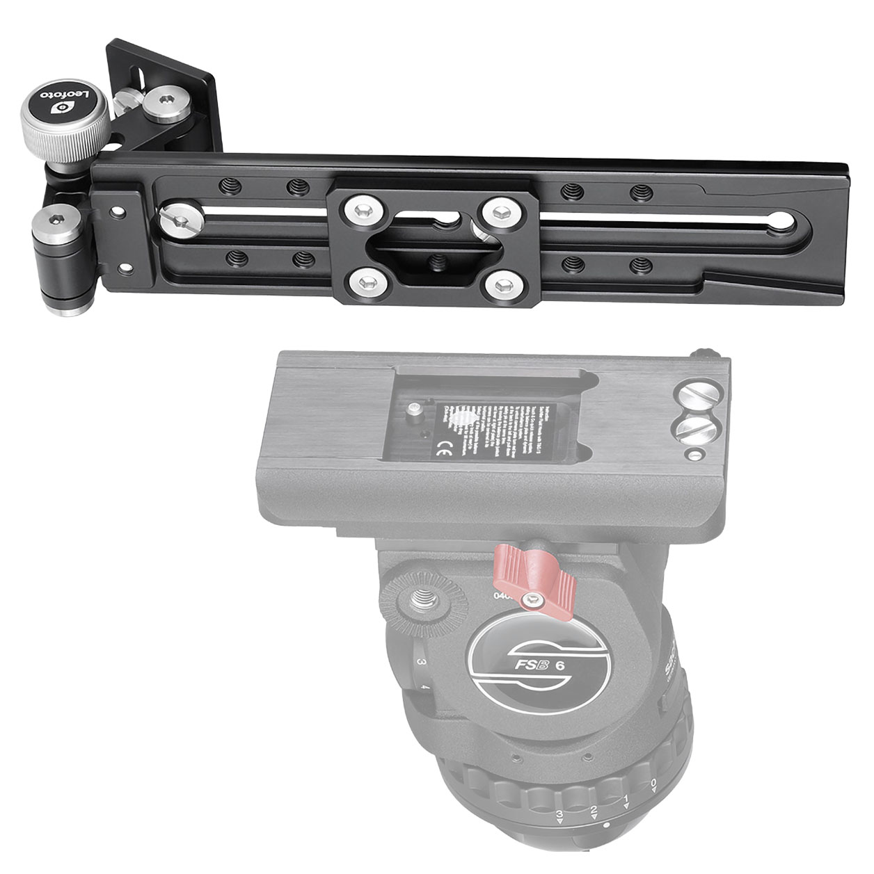 Leofoto VR-220 telephoto rail with Sachtler/Manfrotto dovetail profile