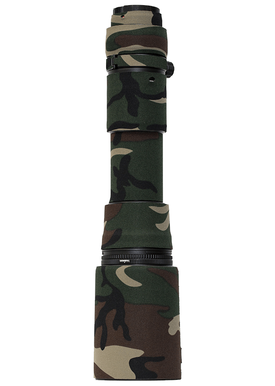 LensCoat Objektivschutz für Tamron 200-500mm f/5-6.3 SP AF - Farbe:  Forest Green Camo LensCoat