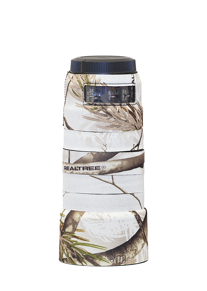 LensCoat Objektivschutz für Canon RF 100mm f/2.8 L Macro IS USM - Realtree AP Snow - Farbe:  Realtree AP Snow LensCoat