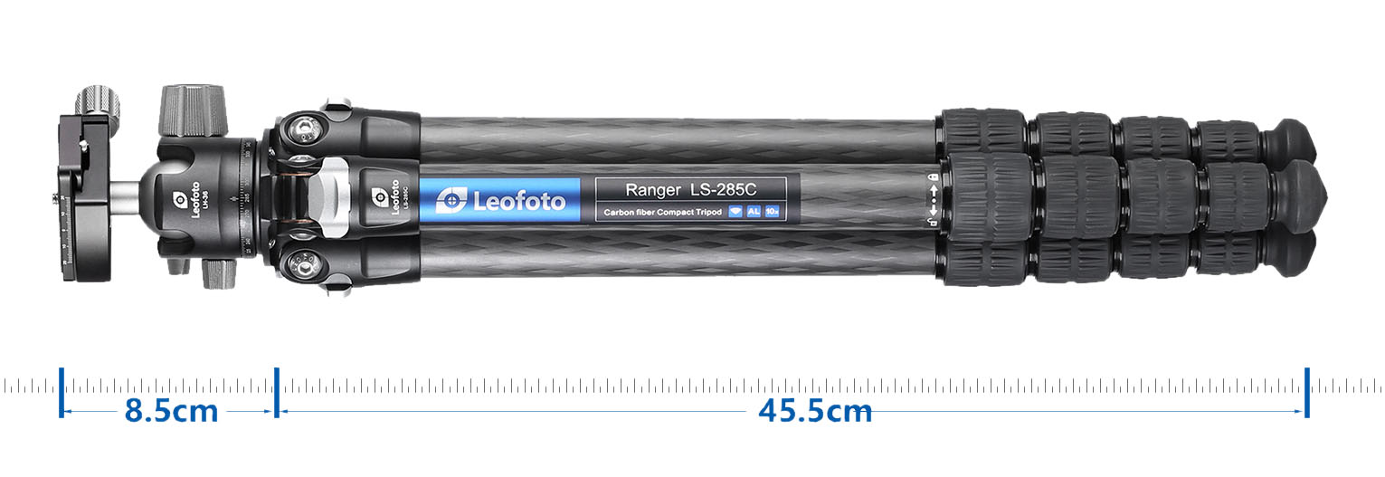 Leofoto Ranger LS-285C Karbon-Stativ mit Kugelkopf LH-36