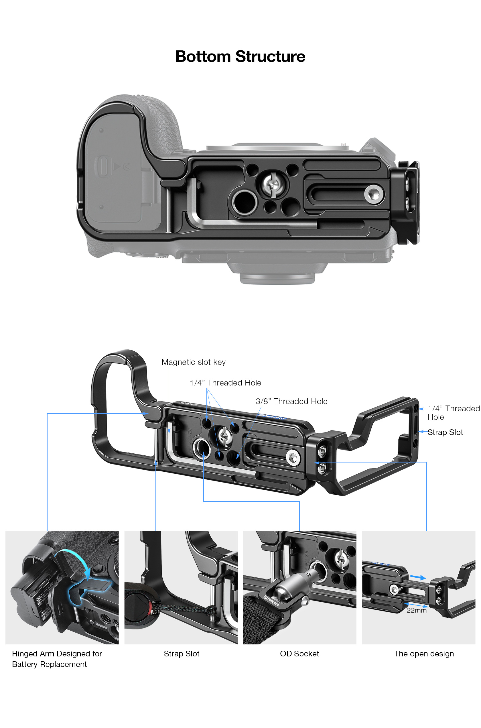 Leofoto LPN-Z8 L-bracket for Nikon Z8