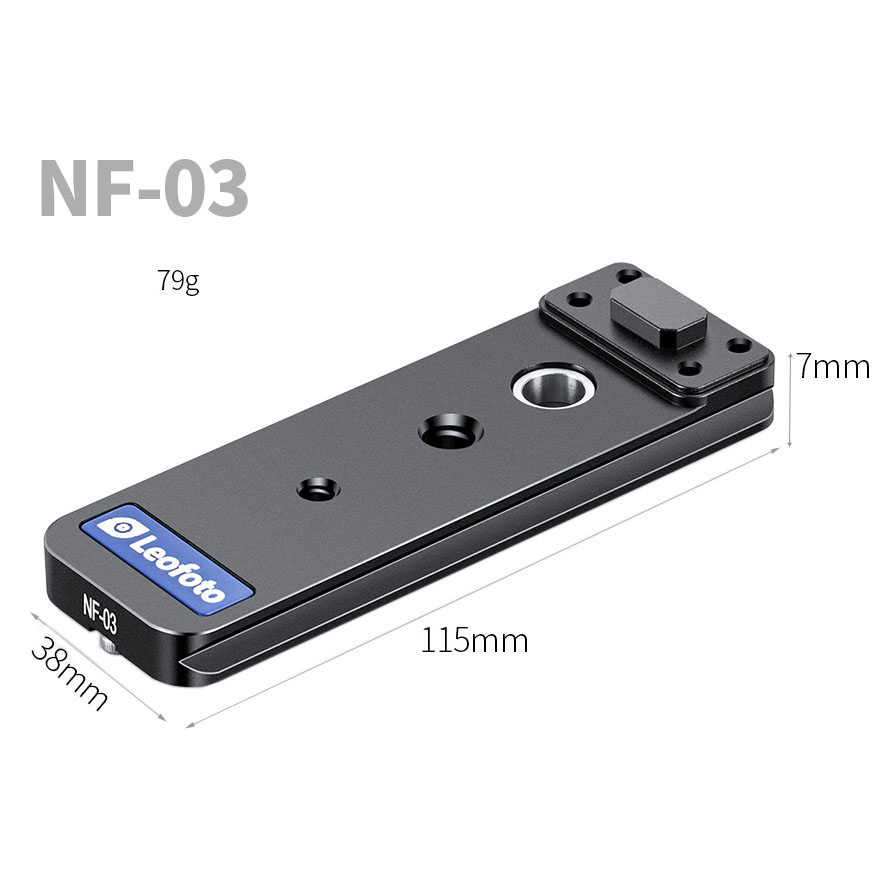 Leofoto NF-03 Ersatzfuß mit QD-Aufnahme für Nikon 200 mm f/2