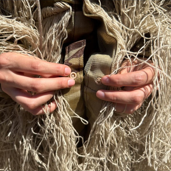 Tragopan Ghillie - Tarnmantel Beige