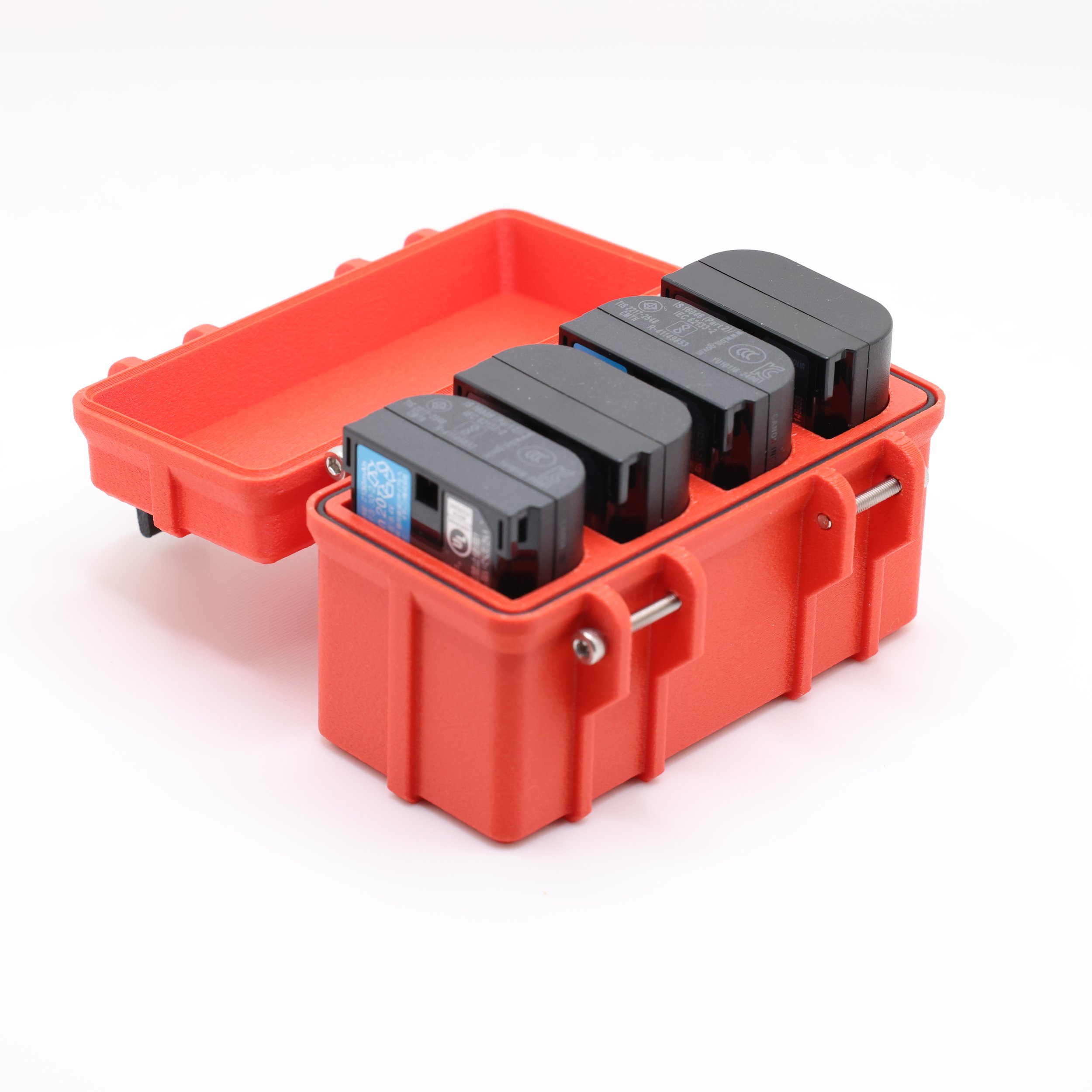 Akkubox für Canon Multi Akkubox für 4 x LP-E6-Akkus Canon Multi Box - BigLensCap: Canon Multi Box