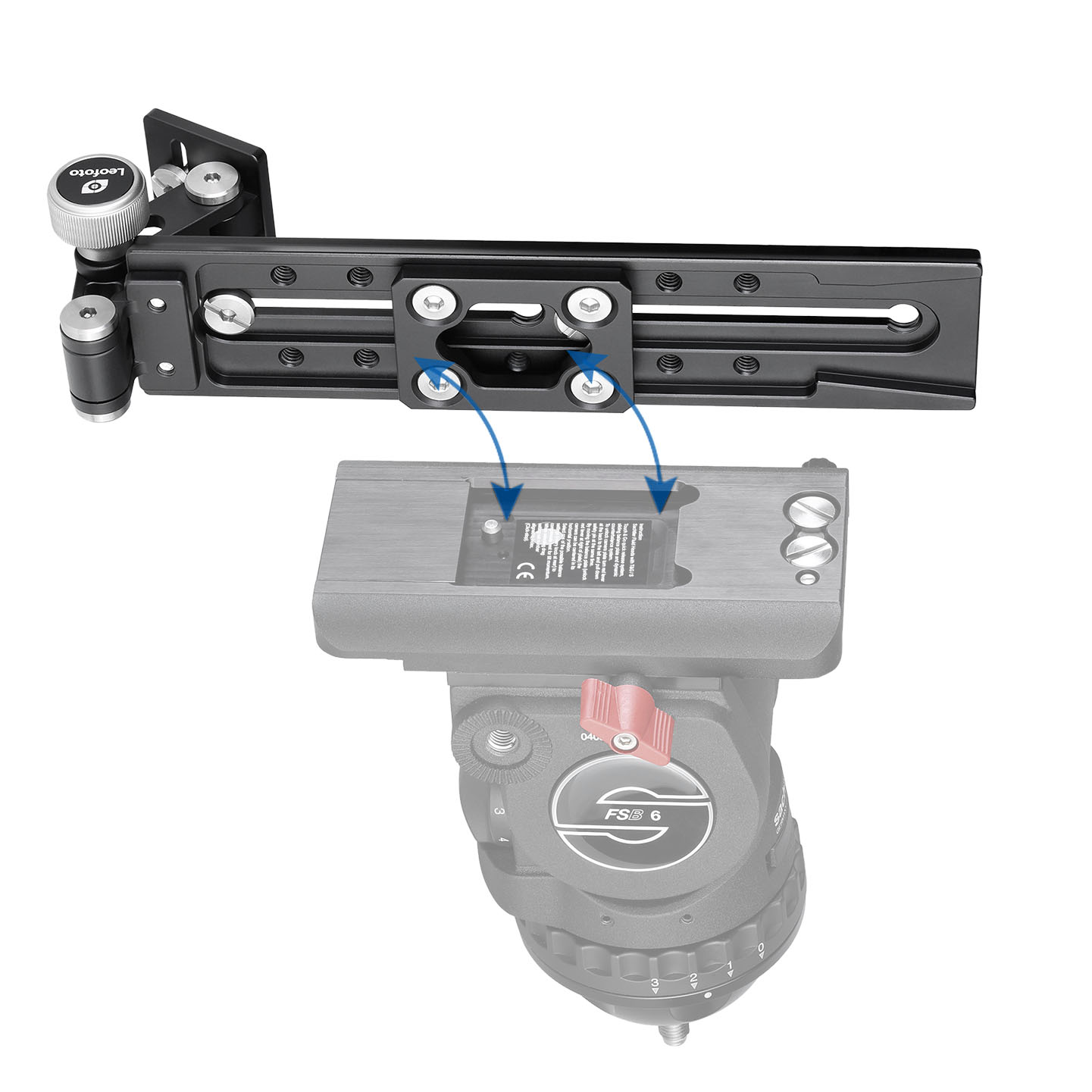 Leofoto VR-220 telephoto rail with Sachtler/Manfrotto dovetail profile