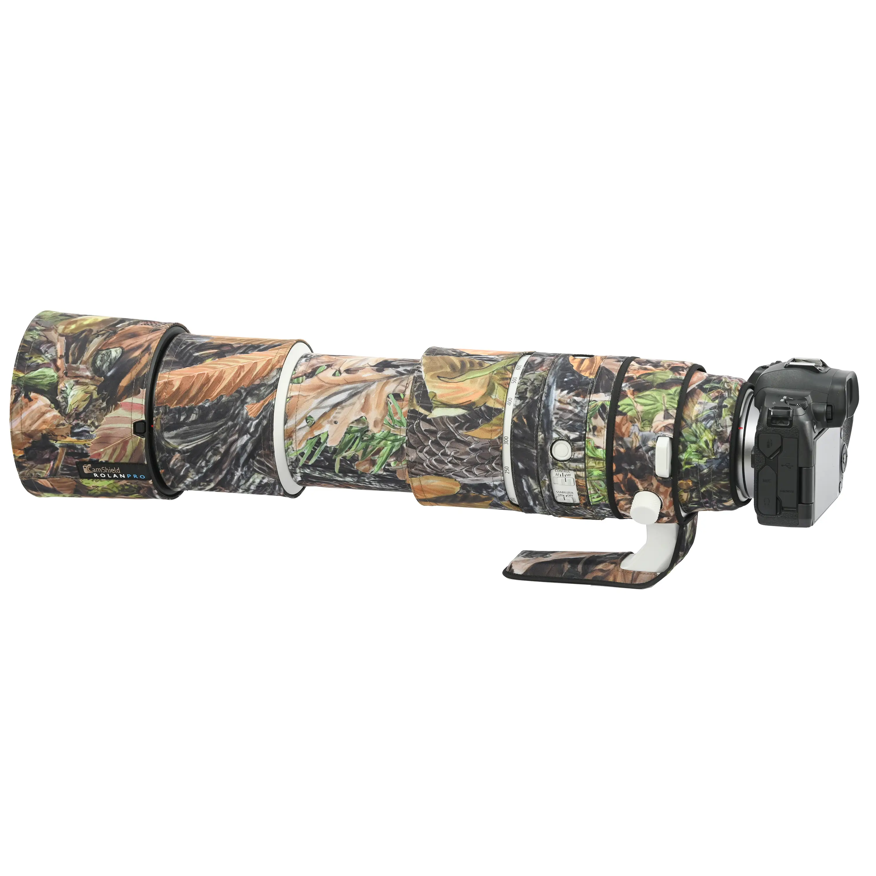 ROLANPRO protection d’objectif pour Canon RF 200-800mm f/6.3-9 L IS USM camouflage & Waterproof