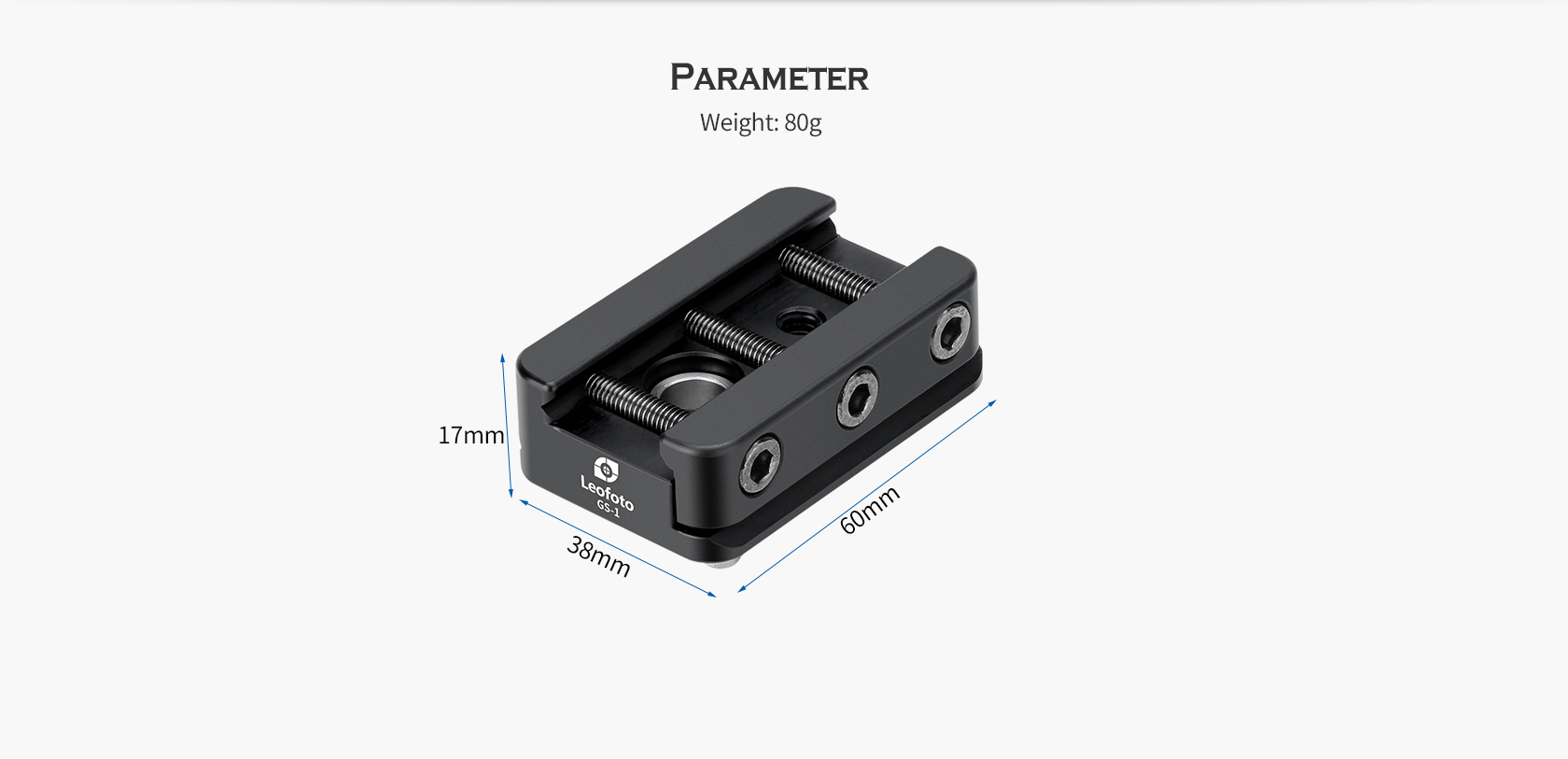 Leofoto GS-1 Schwalbenschwanz Adapter für Nato- & Picatinny Schienen