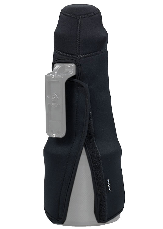 LensCoat TravelCoat für Nikon 200-400mm f/4 VR / VR II mit Sonnenblende - Farbe:  Schwarz LensCoat