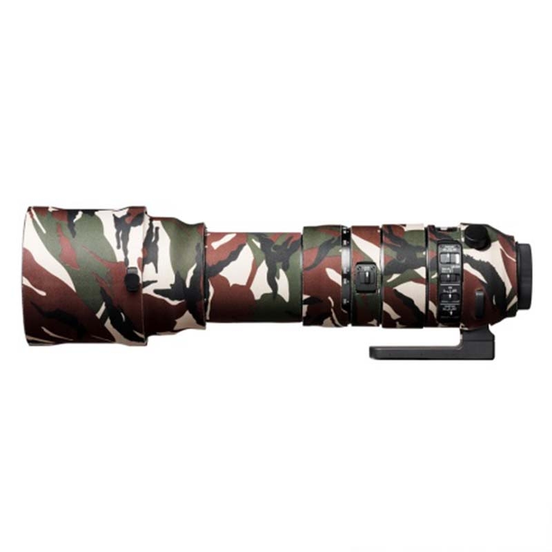 Easycover Objektivschutz Lens Oak für Sigma 150-600 5.0-6.3 DG DN OS HSM Sports (Sony E & Panasonic) Grün Camouflage - Farbe: Grün Camouflage
