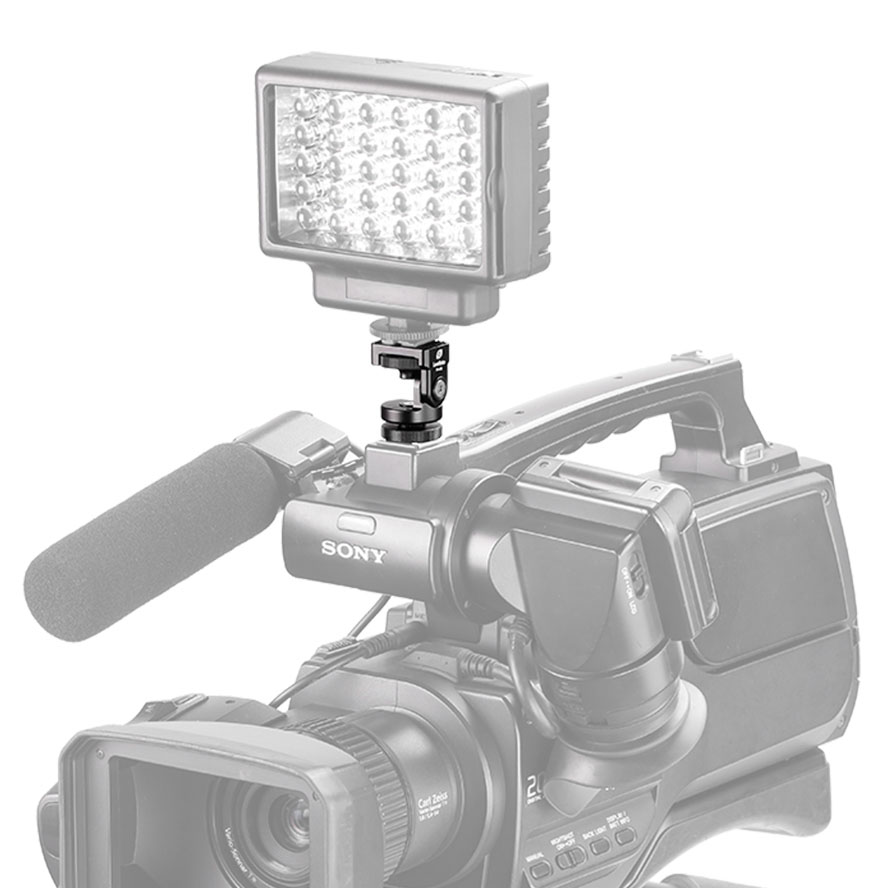 Leofoto FA-06 flash shoe adapter with swivel and tilt function