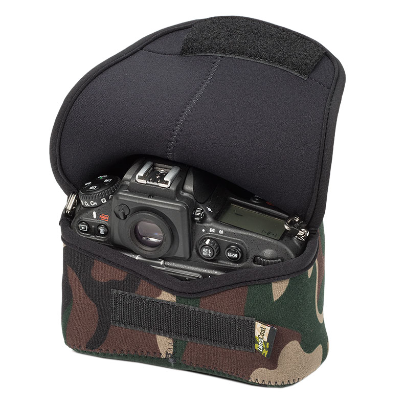 LensCoat Kameratasche BodyBag Plus - Farbe:  Forest Green Camo LensCoat