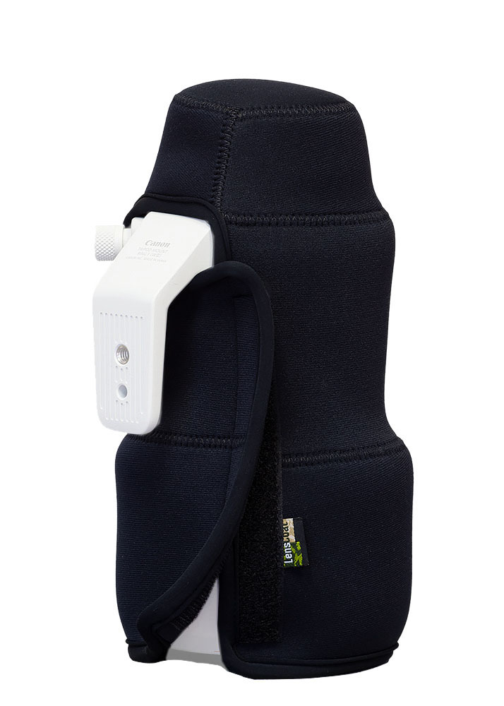 LensCoat TravelCoat für Canon 100-500mm f/4.5-7.1 L IS USM RF mit Sonnenblende - Schwarz - Farbe:  Schwarz LensCoat