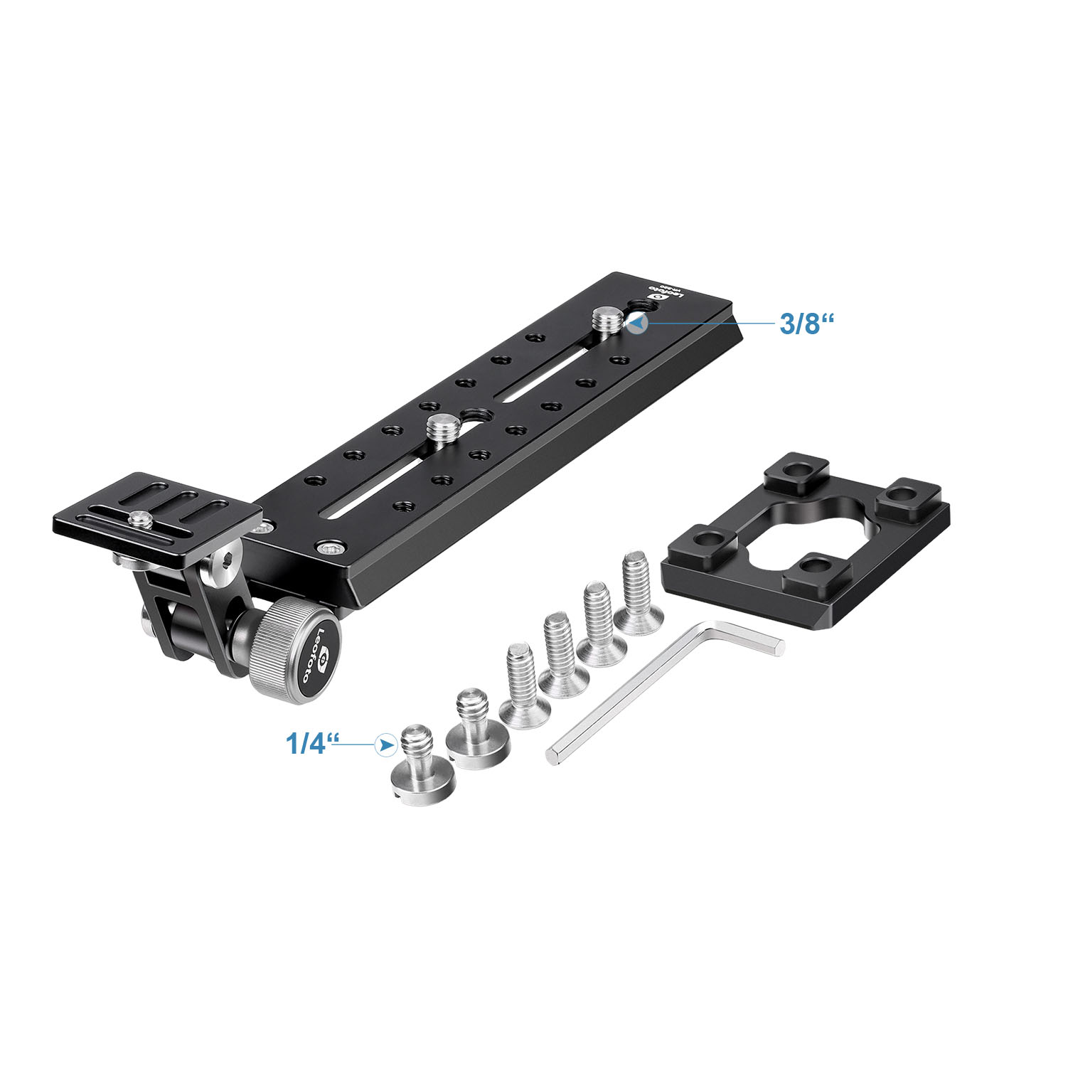 Leofoto VR-220 telephoto rail with Sachtler/Manfrotto dovetail profile