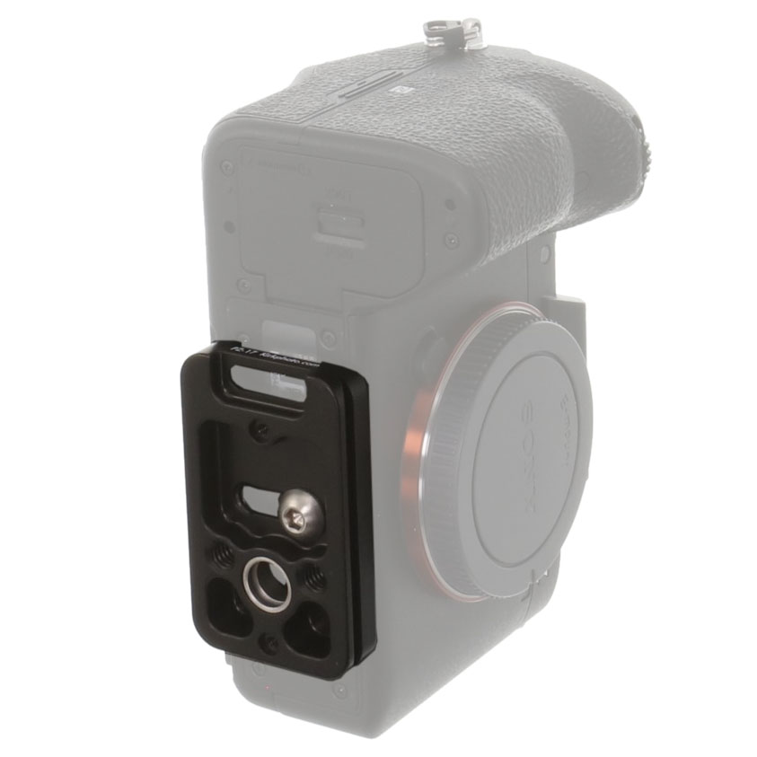 Kirk PZ-17 universal camera plate with QD mount