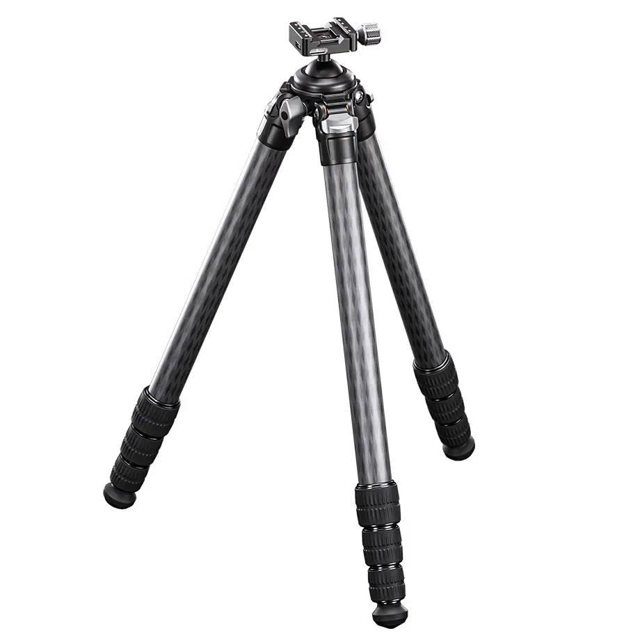 Leofoto SK-324C Karbon Dreibeinstativ mit integriertem Kugelkopf (Arca & Picatinny)