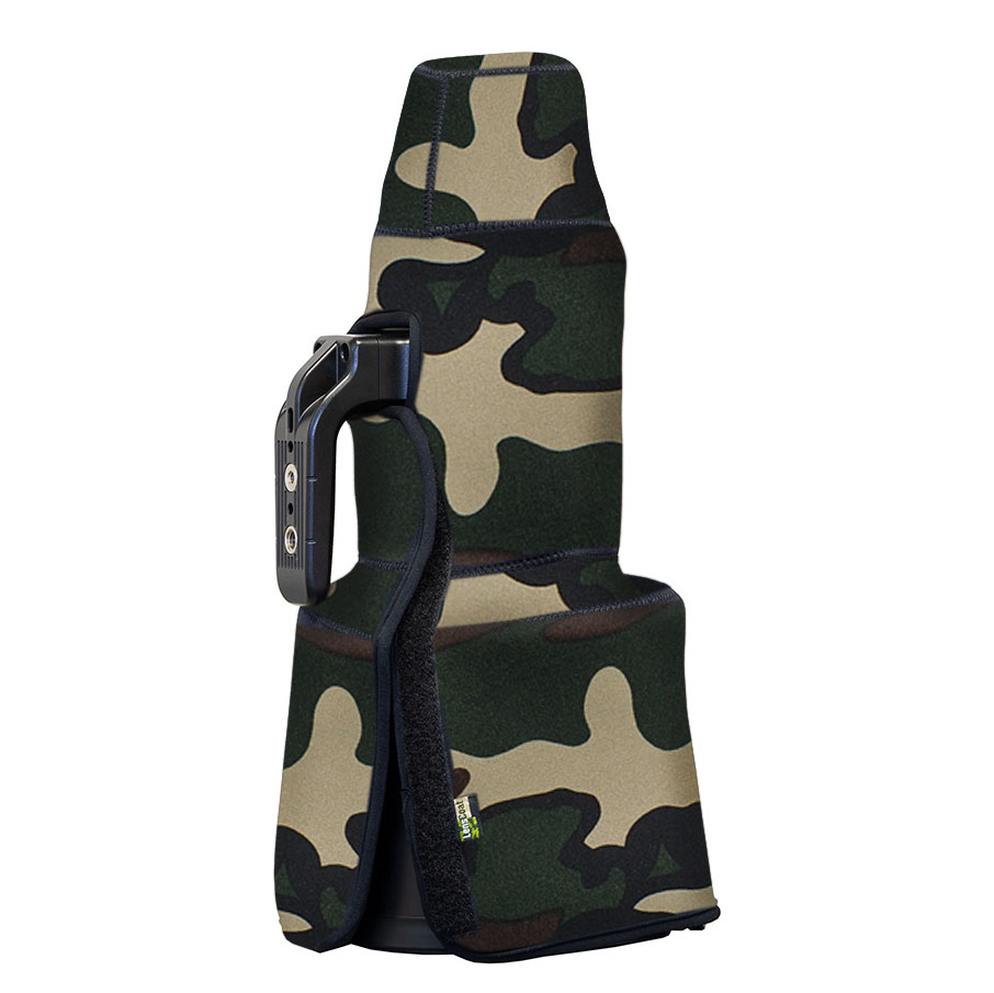 LensCoat TravelCoat für Nikon Z 400mm f/2.8 TC VR S mit Sonnenblende Forest Green Camo - Farbe:  Forest Green Camo LensCoat