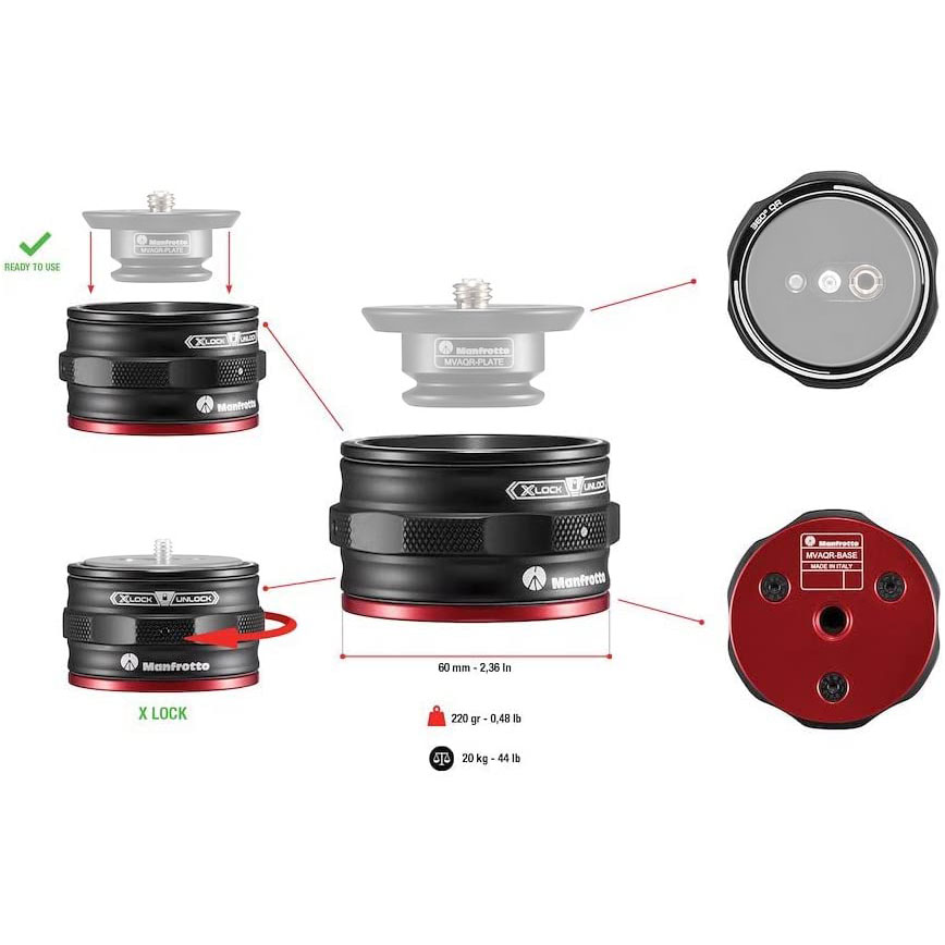 Manfrotto MVAQR-Base Move Quick Release System - Basis