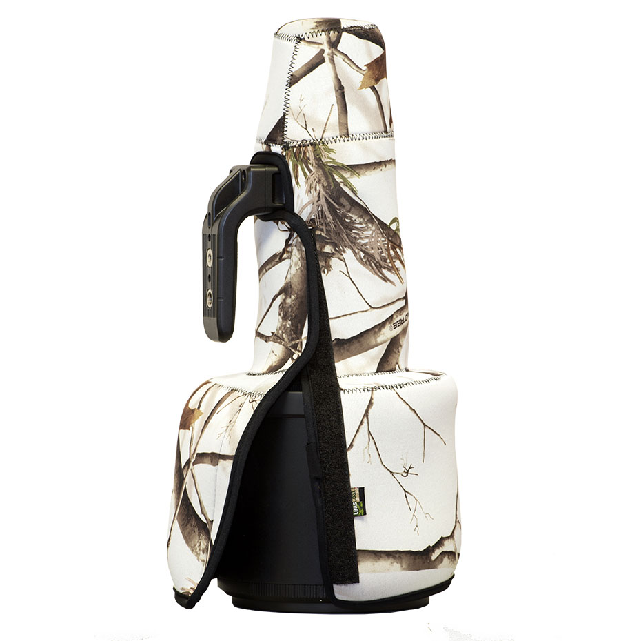 LensCoat TravelCoat für Nikon Z 800mm f/6.3 VR S mit Sonnenblende Realtree AP Snow - Farbe:  Realtree AP Snow LensCoat