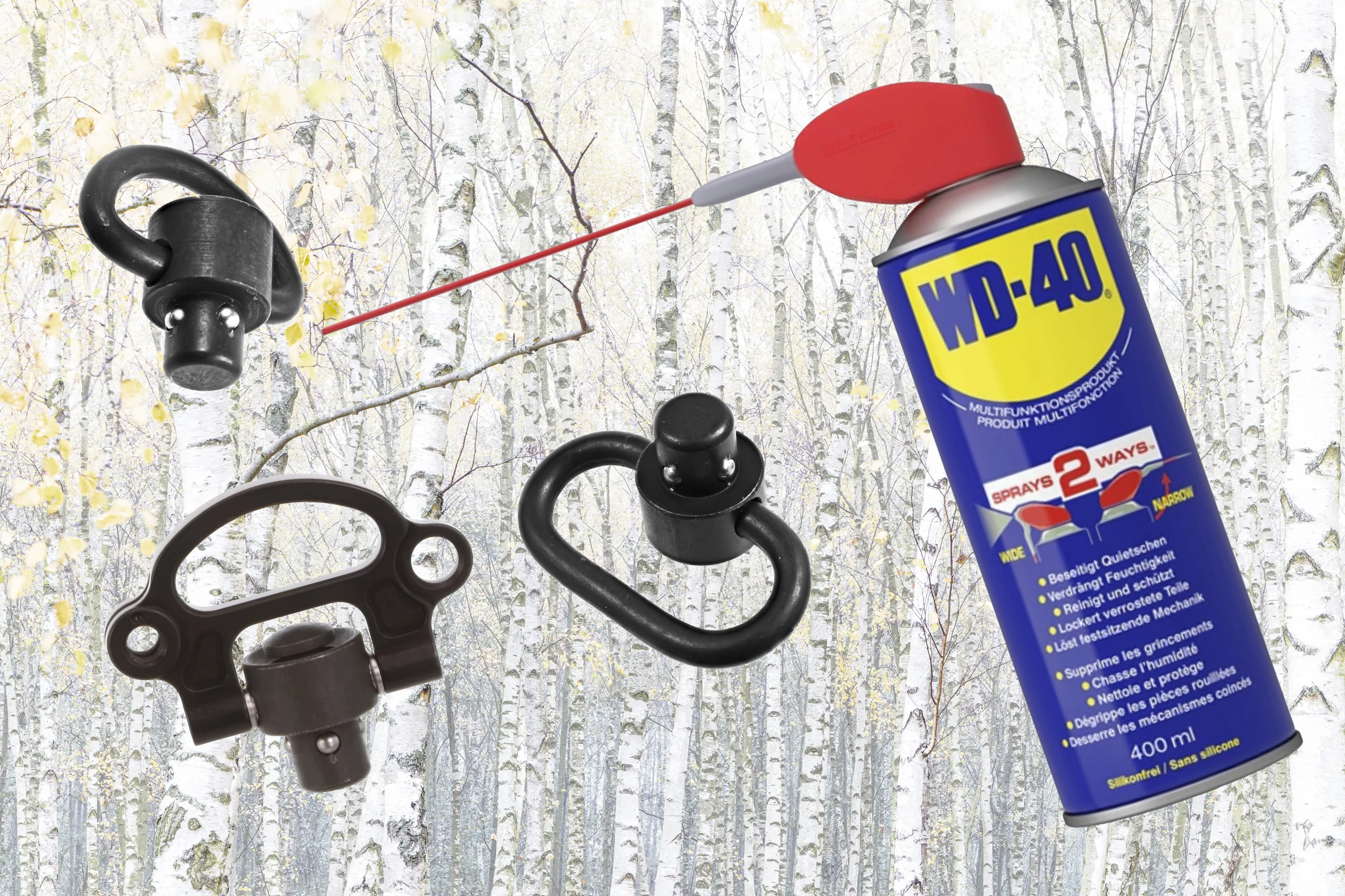 Cleaning and inspecting QD sling swivels - how to keep Magpul, Kirk & Co. reliably in action