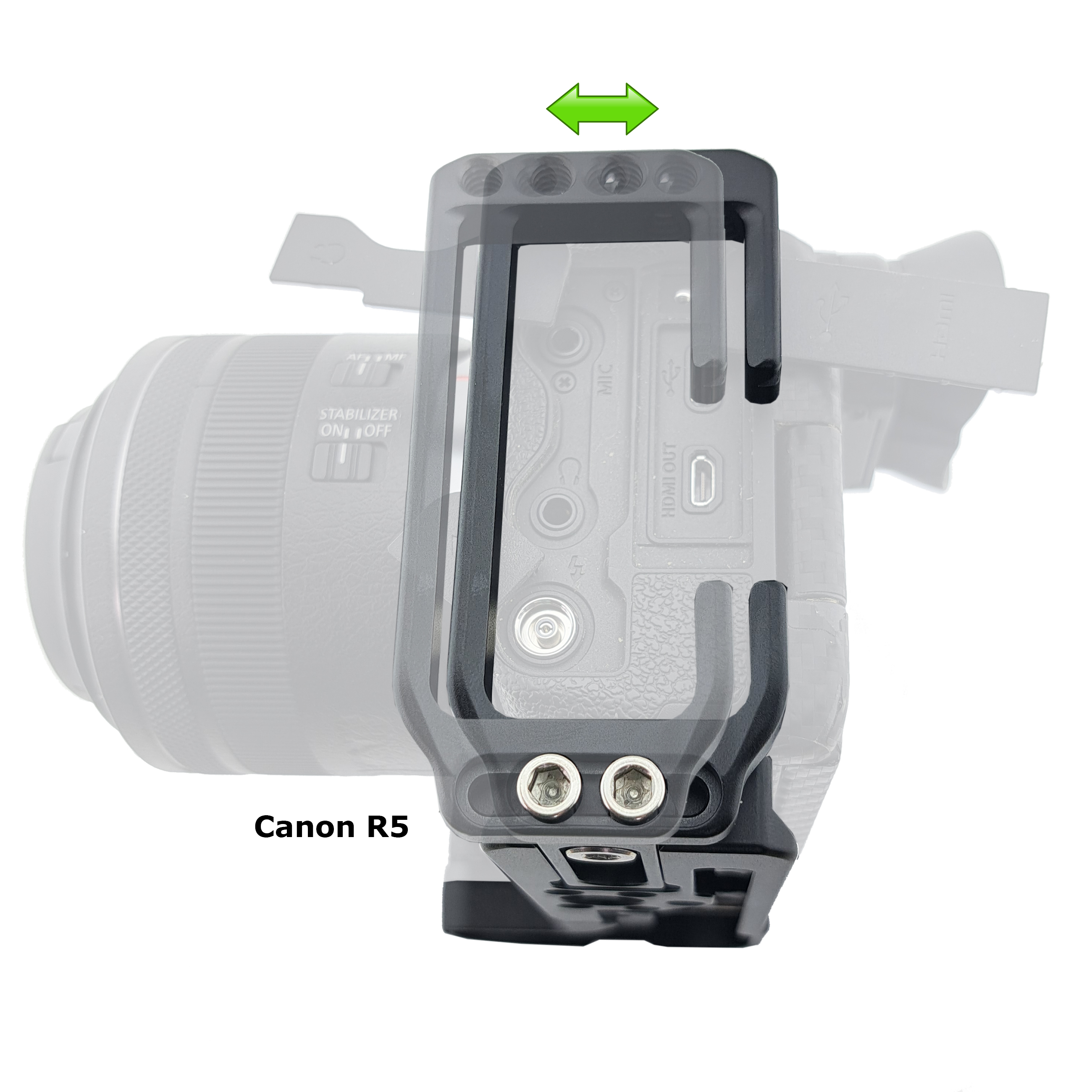 Leofoto LPC-R6II  L-Winkel für Canon EOS R5, R6 & R6 II