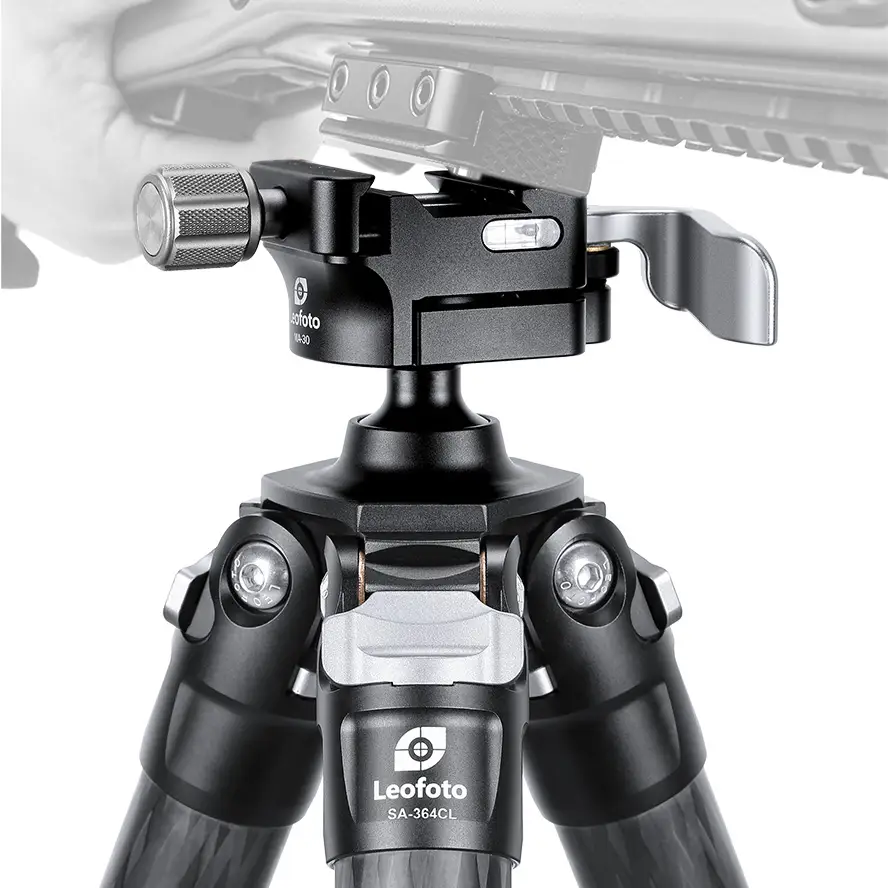 Treppiede in carbonio Leofoto SA-364CL a tre sezioni con supporto MA-30