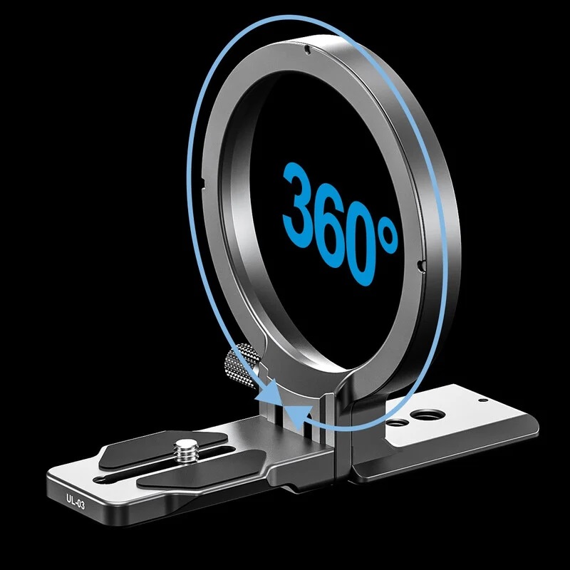 Leofoto UL-03 Black Universal L-Bracket incl. clamp