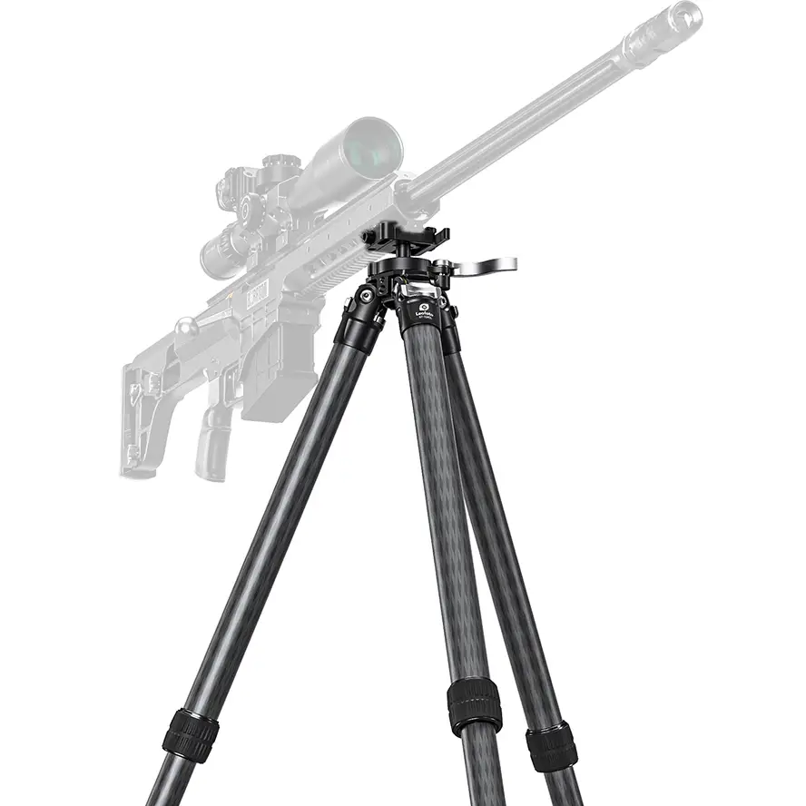 Leofoto ST-364CL trépied carbone à trois pieds avec rotule intégrée (Arca & Picatinny)