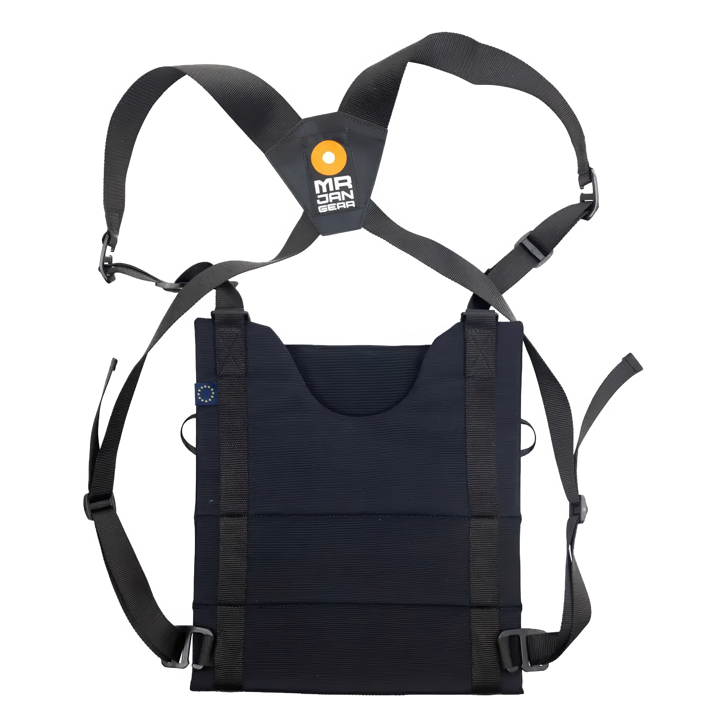 MR JAN GEAR Lens Carrier M Tragesystem für Teleobjektive schwarz (Molle & Magnetic)