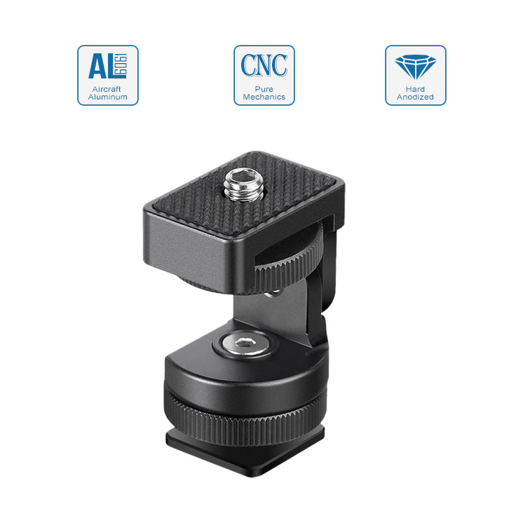 Leofoto FA-06 flash shoe adapter with swivel and tilt function
