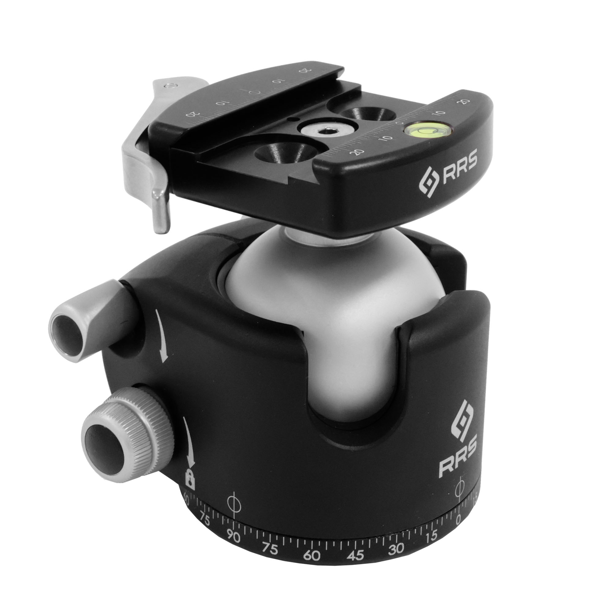 Really Right Stuff BH-55-LR - Kugelkopf mit B2 LR II Schnellwechselklemme mit Klemmhebel mit B2-LR II Hebelklemme