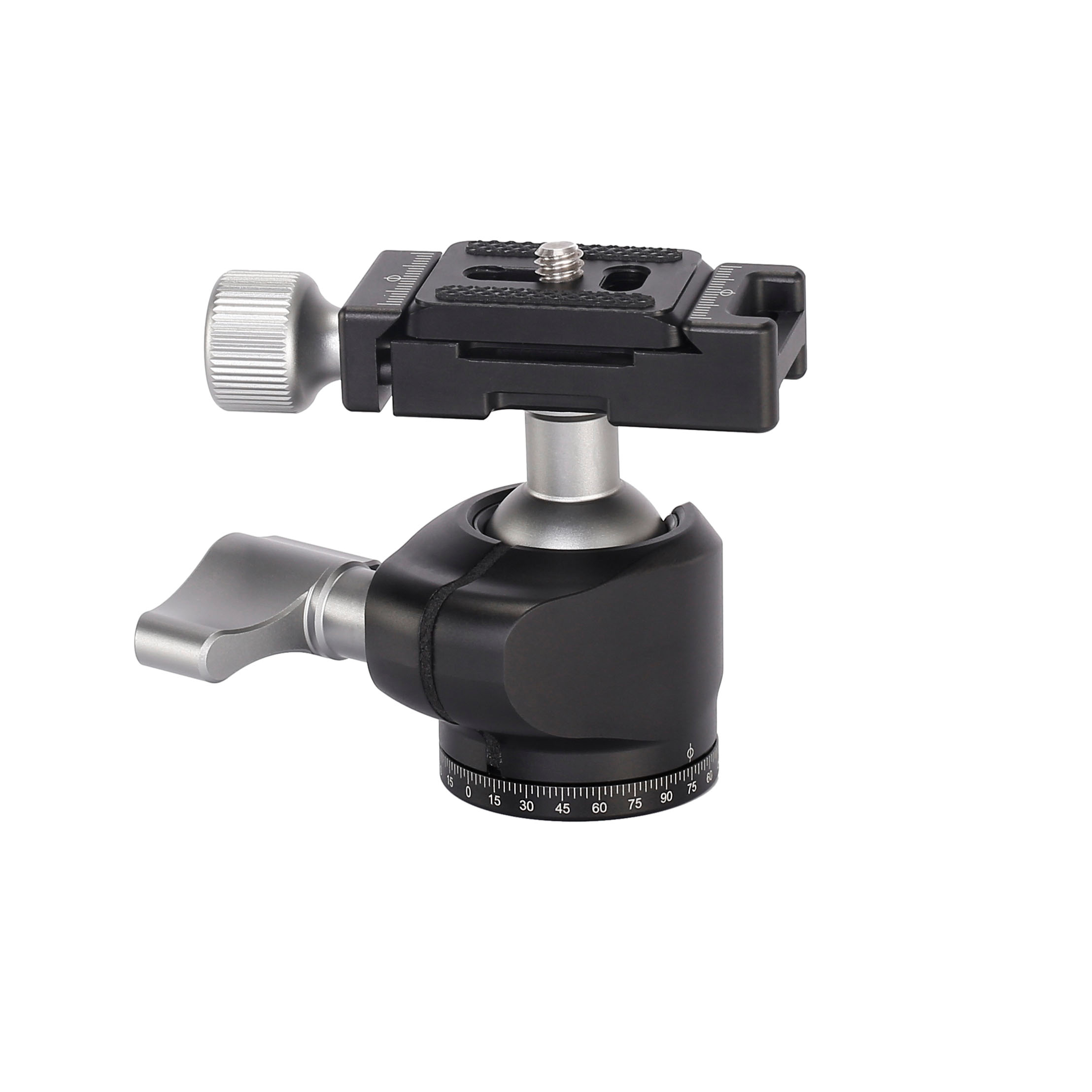 Rótula de bola Leofoto LH-25 con placa de cámara PU-25