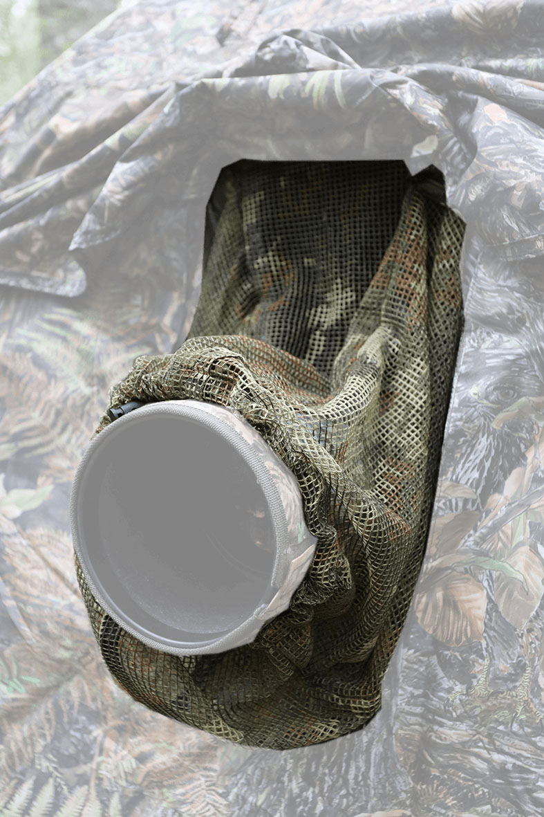 Tragopan Mesh-Sleeve - Objektivtunnel für Tragopan Grouse V+, V6 und Monal V2 V6/ Monal V2 / Grouse V+ - Auswahl Tragopan Tarnzelt: V6/ Monal V2 / Grouse V+