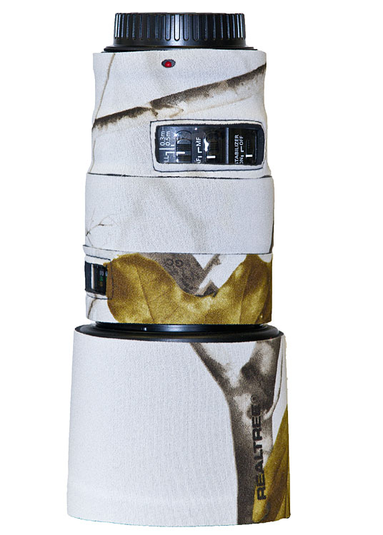 LensCoat Objektivschutz für Canon EF 100mm f/2.8 L IS - Farbe:  Realtree AP Snow LensCoat