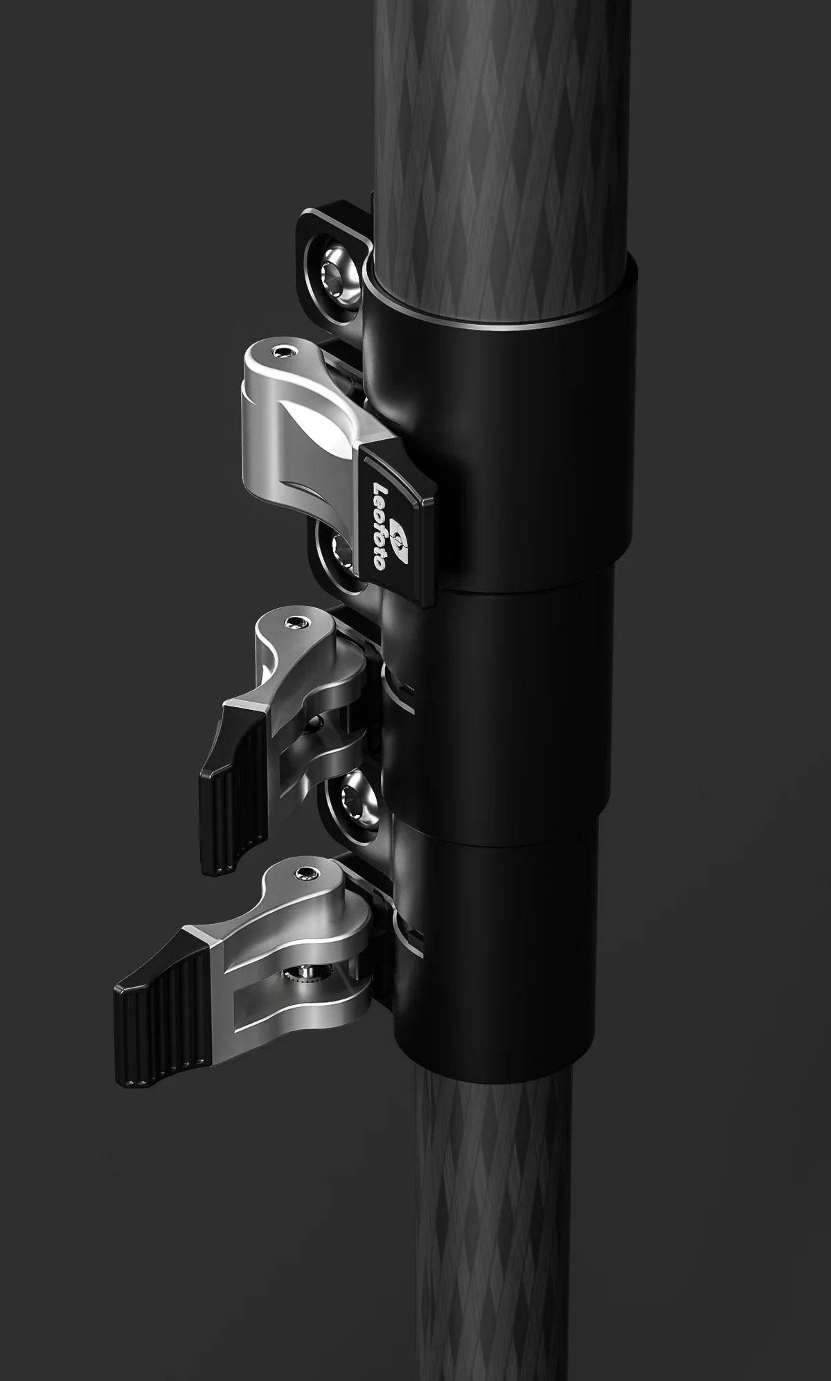 Leofoto MF-324C monopié de carbono + base pivotante VD-04