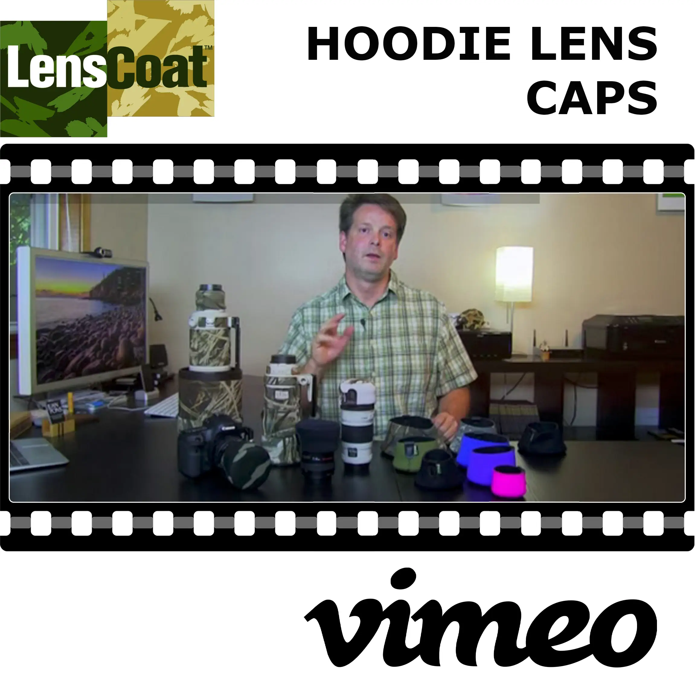 LensCoat Objektivkappe Hoodie XL - Farbe:  Realtree AP Snow LensCoat