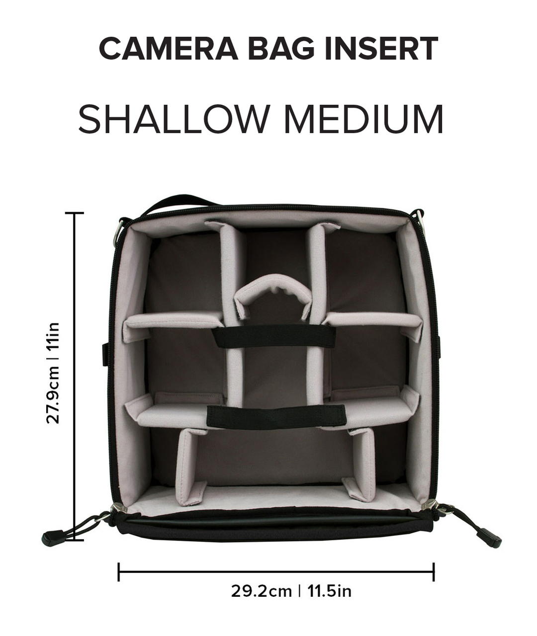 f-stop ICU Shallow Medium camera bag insert