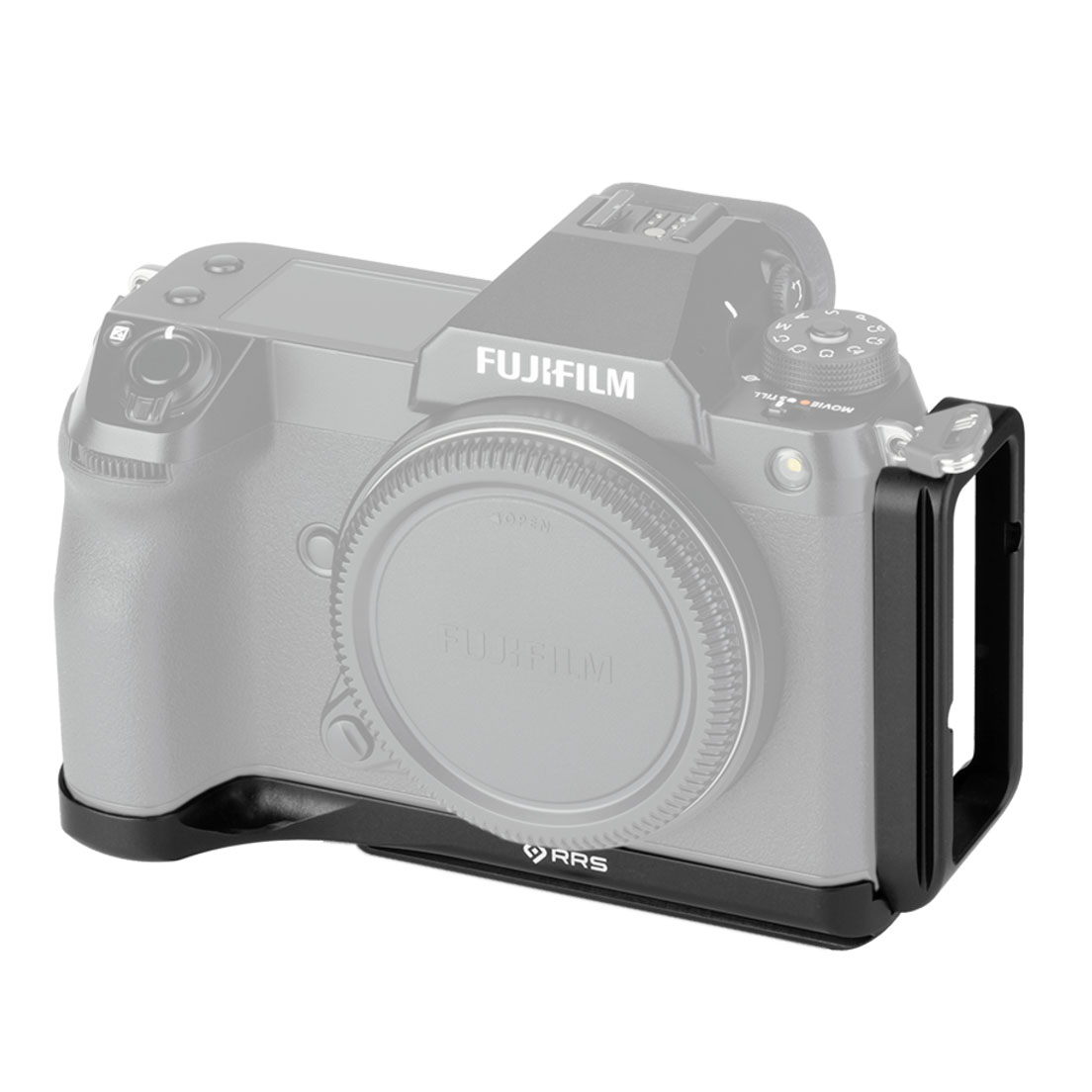 Really Right Stuff BGFX100S-LS: staffa a L per FUJIFILM GFX 100S e GFX 50S II