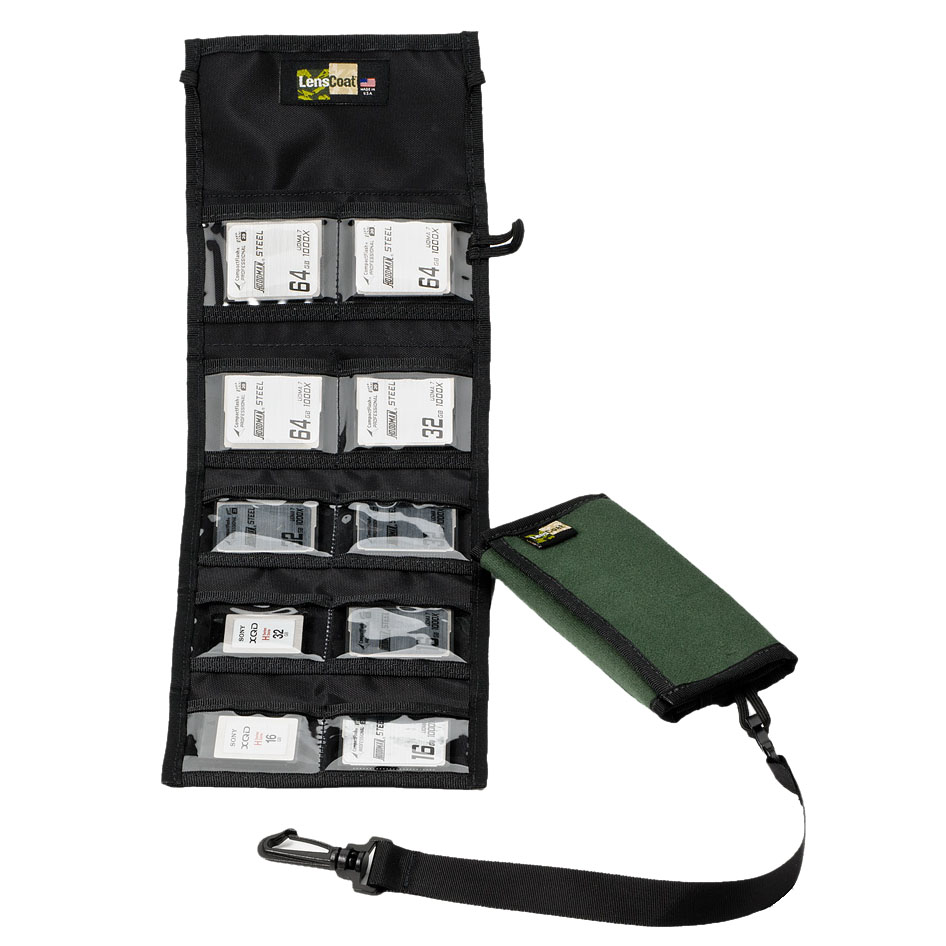 LensCoat MWCF10 memory card pouch - green - LensCoat Color/Pattern: Green