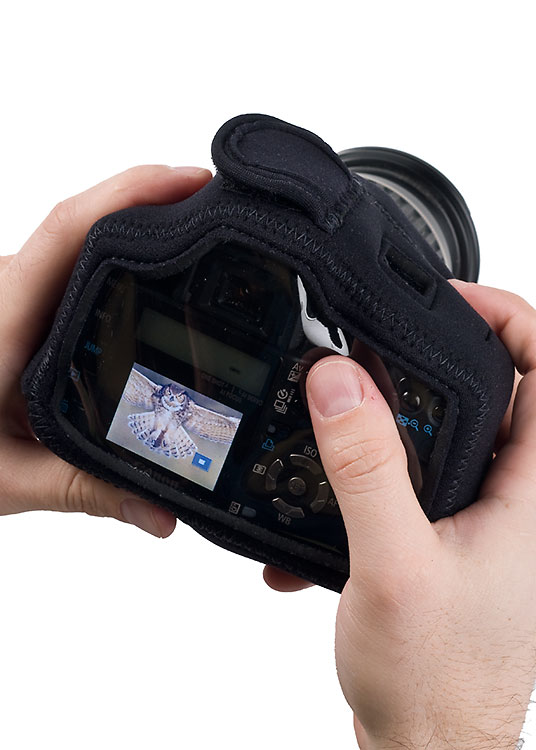 LensCoat Kameraschutz BodyGuard Compact CB (Clear Back) - Farbe:  Schwarz LensCoat