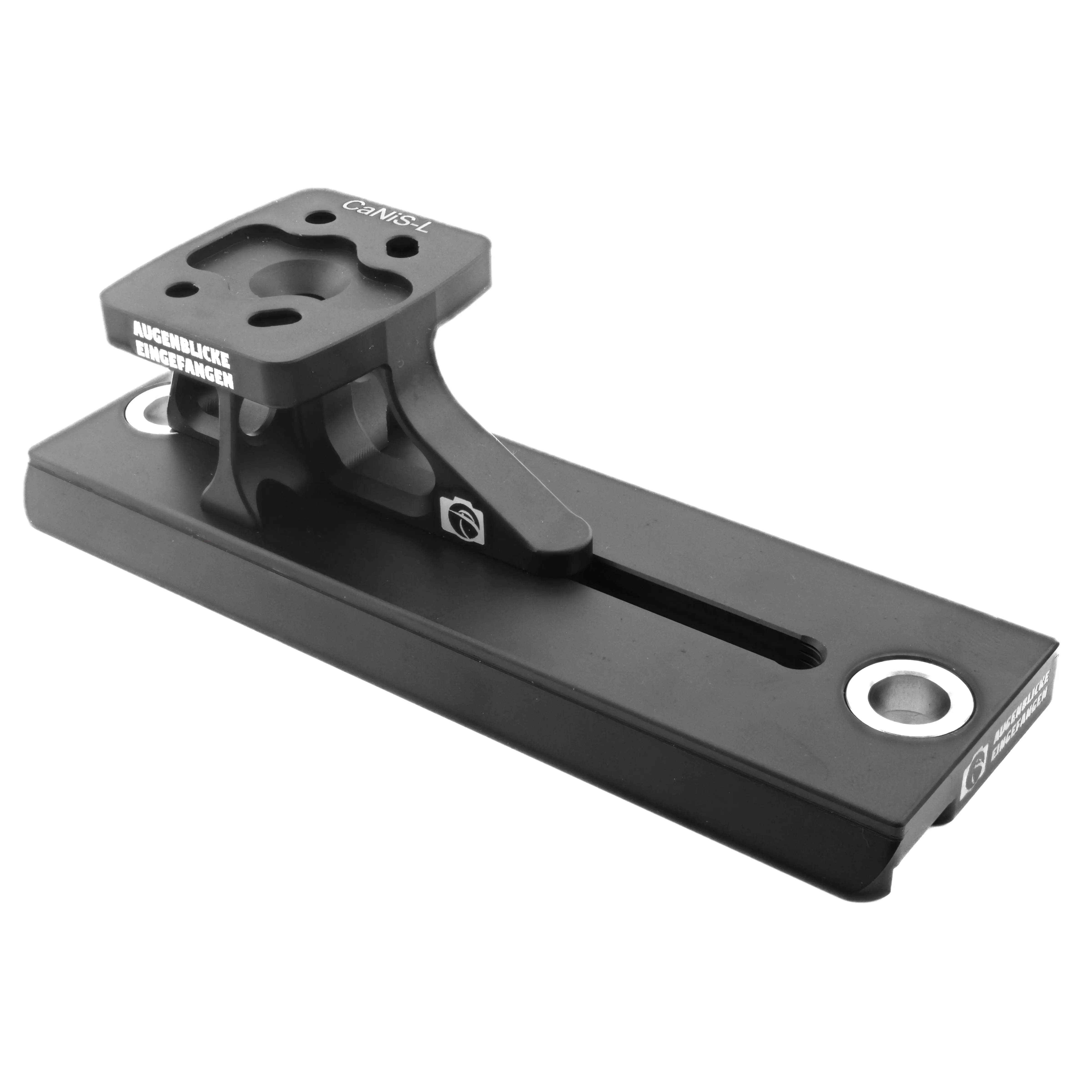 Modularer Objektiv-Ersatzfuß CaNiS-L 140 für Nikon-Canon-Sony-Sigma-Objektive - Videoplatte VP-140 (140 mm) 2 x QD - Objektiv-Platte: Videoplatte VP-140 (140 mm) 2 x QD | Objektiv-Sockel: Canon / Nikon / Sony / Sigma (hoch)