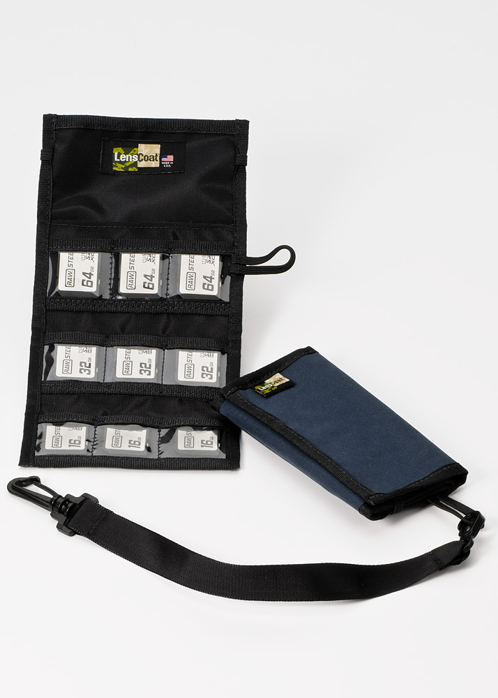 LensCoat MWSD9 Speicherkartentasche für SD Karten Navy - Farbe: Navy