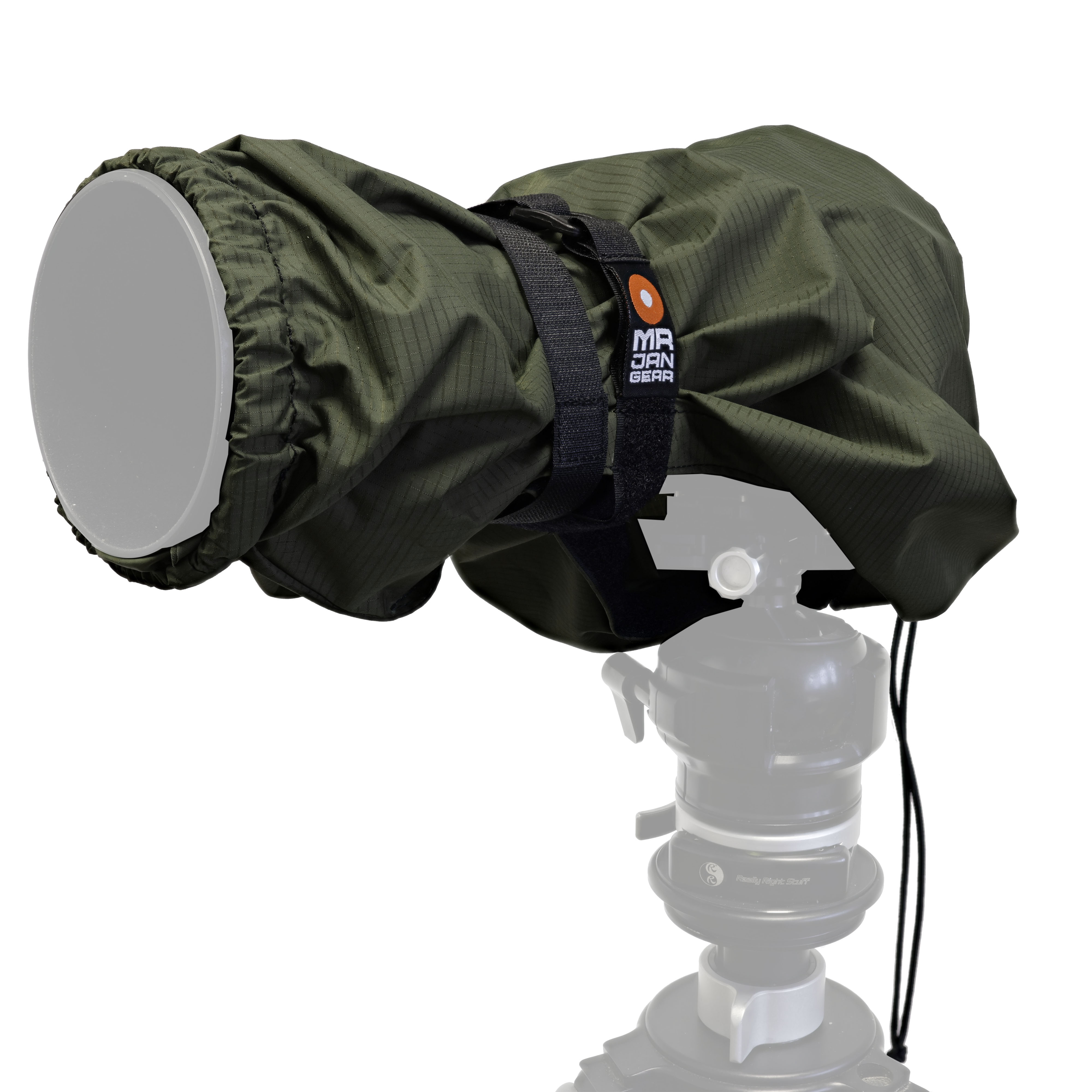 MR JAN GEAR Showercap Regenschutz für Kamera & Objektiv Khaki - ⌀ 11.5 cm,  Länge 44 cm - Farbe: Khaki | Regenschutz Größe: S ⌀ 11.5 cm,  Länge 44 cm MrJan Regenschutz