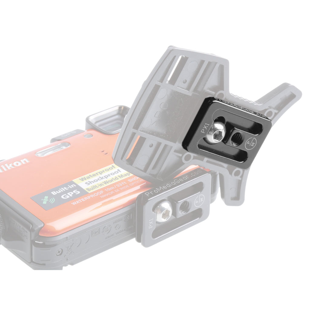 ProMediaGear PX1 Universal-Schnellwechselplatte 25.4 mm ohne Verdrehschutzanschlag